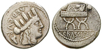 21413 P. Furius Crassipes, Denar