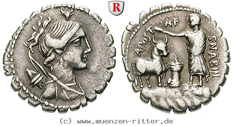 Klicken Sie auf das Bild um es auf Ihrem Rechner zu speichern a-postumius-denar-serratus/75963.jpg