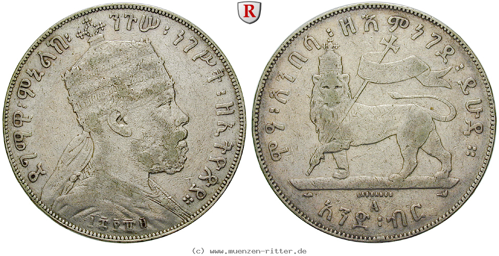 Klicken Sie auf das Bild um es auf Ihrem Rechner zu speichern aethiopien-menelik-ii-birr/67603.jpg