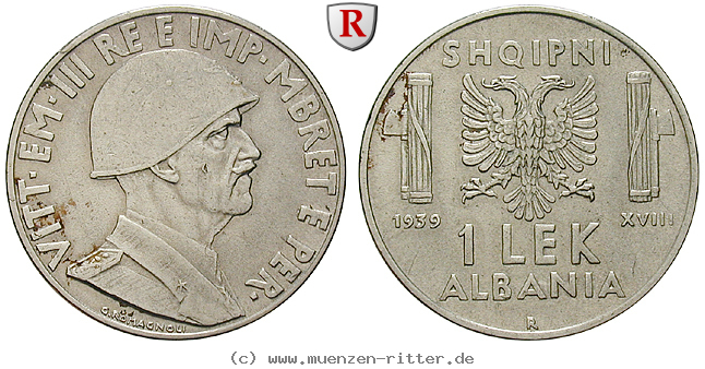 Klicken Sie auf das Bild um es auf Ihrem Rechner zu speichern albanien-vittorio-emanuele-iii-lek/64753.jpg