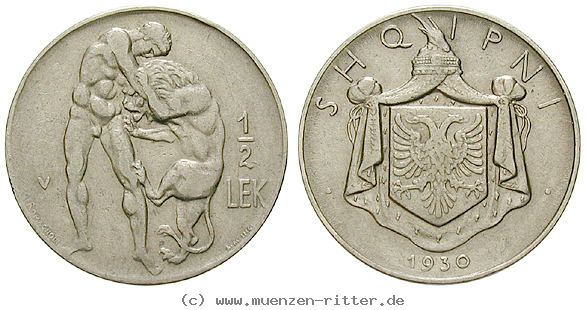 Klicken Sie auf das Bild um es auf Ihrem Rechner zu speichern albanien-zogu-i-1-2-lek/43858.jpg