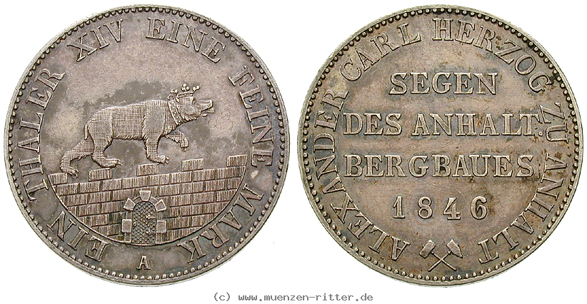 Klicken Sie auf das Bild um es auf Ihrem Rechner zu speichern anhalt-alexander-carl-ausbeutetaler/19163.jpg