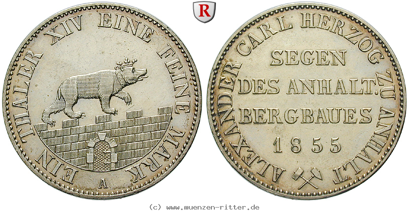 Klicken Sie auf das Bild um es auf Ihrem Rechner zu speichern anhalt-alexander-carl-ausbeutetaler/88119.jpg