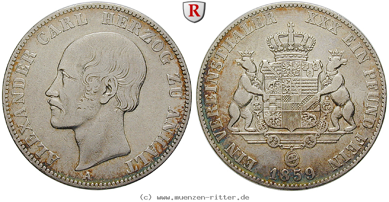 anhalt-alexander-carl-vereinstaler/83401.jpg