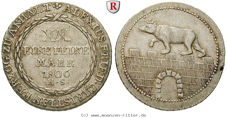 Klicken Sie auf das Bild um es auf Ihrem Rechner zu speichern anhalt-alexius-friedrich-christian-1-2-konventionstaler/51007.jpg