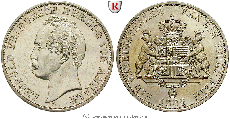 Klicken Sie auf das Bild um es auf Ihrem Rechner zu speichern anhalt-leopold-friedrich-vereinstaler/88122.jpg