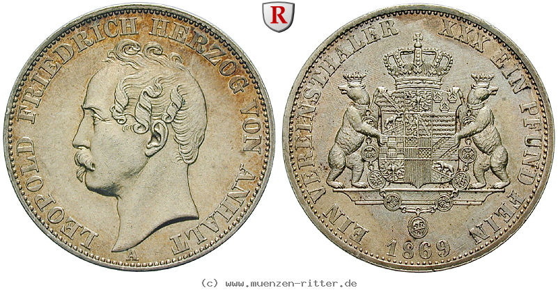 Klicken Sie auf das Bild um es auf Ihrem Rechner zu speichern anhalt-leopold-friedrich-vereinstaler/88123.jpg