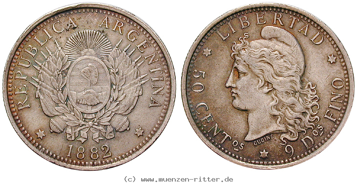 Klicken Sie auf das Bild um es auf Ihrem Rechner zu speichern argentinien-republik-50-centavos/13409.jpg