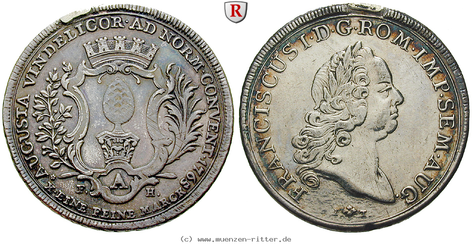 Klicken Sie auf das Bild um es auf Ihrem Rechner zu speichern augsburg-reichsstadt-konventionstaler/84218.jpg
