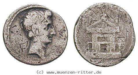 Klicken Sie auf das Bild um es auf Ihrem Rechner zu speichern augustus-denar/10310.jpg