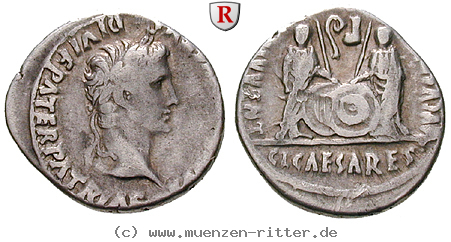 Klicken Sie auf das Bild um es auf Ihrem Rechner zu speichern augustus-denar/12312.jpg