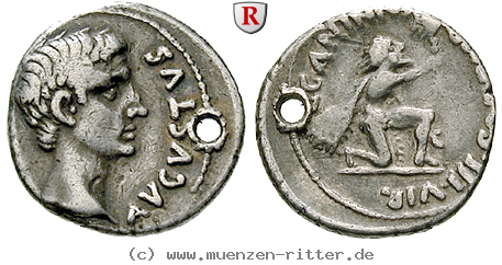 Klicken Sie auf das Bild um es auf Ihrem Rechner zu speichern augustus-denar/66556.jpg