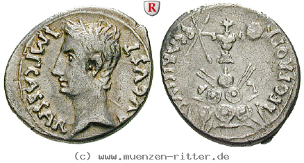 Klicken Sie auf das Bild um es auf Ihrem Rechner zu speichern augustus-denar/76536.jpg
