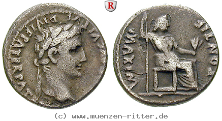 Klicken Sie auf das Bild um es auf Ihrem Rechner zu speichern augustus-denar/90237.jpg