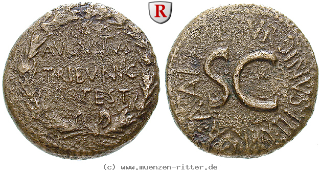 Klicken Sie auf das Bild um es auf Ihrem Rechner zu speichern augustus-dupondius/101920.jpg