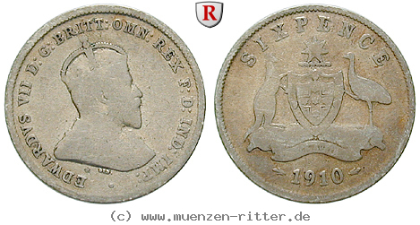 Klicken Sie auf das Bild um es auf Ihrem Rechner zu speichern australien-edward-vii-6-pence/64873.jpg