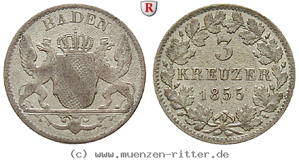 Klicken Sie auf das Bild um es auf Ihrem Rechner zu speichern baden-friedrich-i-3-kreuzer/30349.jpg