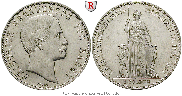 Klicken Sie auf das Bild um es auf Ihrem Rechner zu speichern baden-friedrich-i-gulden/85017.jpg