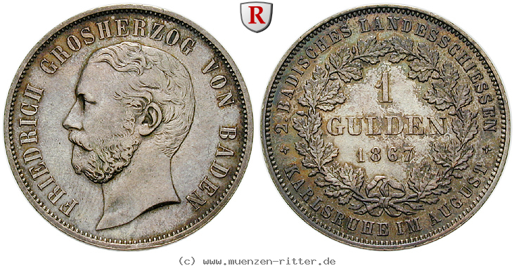 Klicken Sie auf das Bild um es auf Ihrem Rechner zu speichern baden-friedrich-i-gulden/90578.jpg