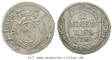 Klicken Sie auf das Bild um es auf Ihrem Rechner zu speichern baden-karl-august-und-magdalena-wilhelmina-als-regenten-2-kreuzer/75942.jpg