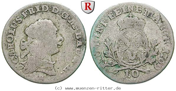 Klicken Sie auf das Bild um es auf Ihrem Rechner zu speichern baden-karl-friedrich-10-kreuzer/81627.jpg