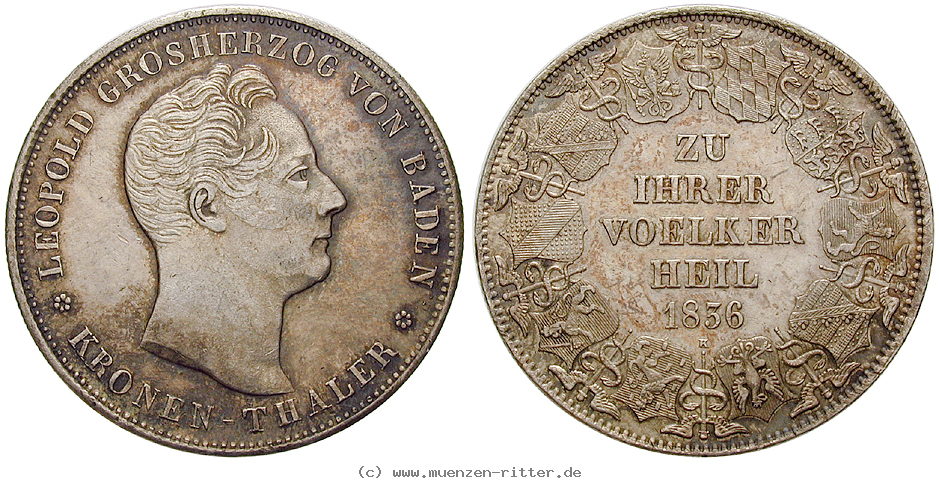 Klicken Sie auf das Bild um es auf Ihrem Rechner zu speichern baden-karl-leopold-friedrich-kronentaler/22393.jpg