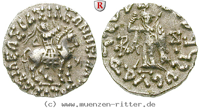 Klicken Sie auf das Bild um es auf Ihrem Rechner zu speichern baktrien-und-indien-azes-i-ii-drachme/43361.jpg