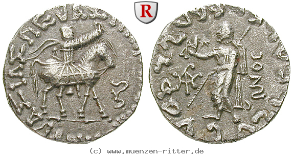 Klicken Sie auf das Bild um es auf Ihrem Rechner zu speichern baktrien-und-indien-azes-ii-tetradrachme/84336.jpg