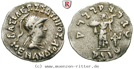 Klicken Sie auf das Bild um es auf Ihrem Rechner zu speichern baktrien-und-indien-menander-drachme/65644.jpg