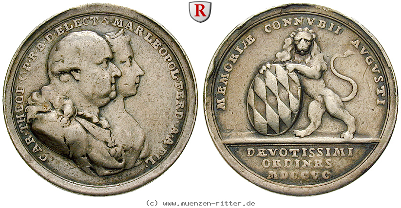 Klicken Sie auf das Bild um es auf Ihrem Rechner zu speichern bayern-karl-theodor-silbermedaille/51856.jpg