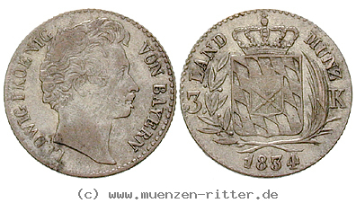 Klicken Sie auf das Bild um es auf Ihrem Rechner zu speichern bayern-ludwig-i-3-kreuzer/10206.jpg