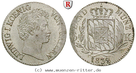 Klicken Sie auf das Bild um es auf Ihrem Rechner zu speichern bayern-ludwig-i-3-kreuzer/22142.jpg