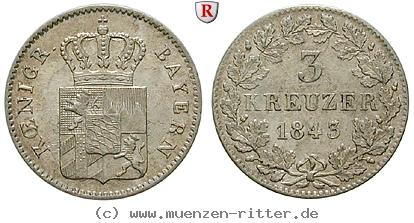 bayern-ludwig-i-3-kreuzer/85393.jpg