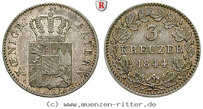 bayern-ludwig-i-3-kreuzer/85394.jpg