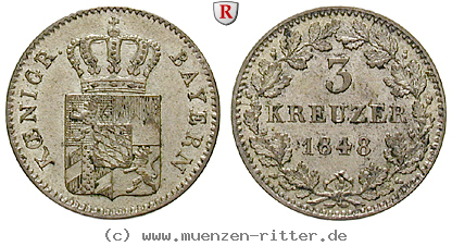 bayern-ludwig-i-3-kreuzer/90849.jpg