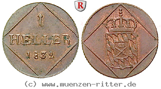 Klicken Sie auf das Bild um es auf Ihrem Rechner zu speichern bayern-ludwig-i-heller/36267.jpg
