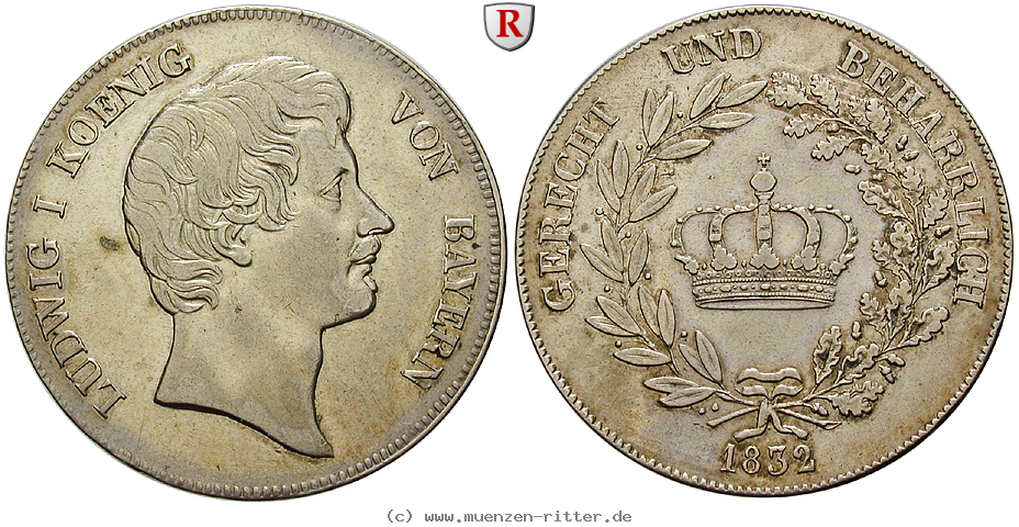 Klicken Sie auf das Bild um es auf Ihrem Rechner zu speichern bayern-ludwig-i-kronentaler/93245.jpg