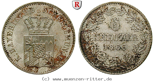 bayern-ludwig-ii-6-kreuzer/90816.jpg