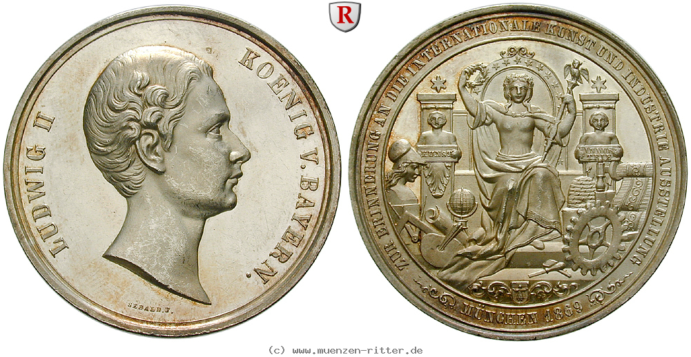 Klicken Sie auf das Bild um es auf Ihrem Rechner zu speichern bayern-ludwig-ii-silbermedaille/35497.jpg