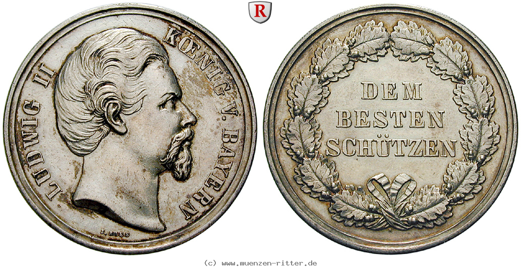 Klicken Sie auf das Bild um es auf Ihrem Rechner zu speichern bayern-ludwig-ii-silbermedaille/63407.jpg