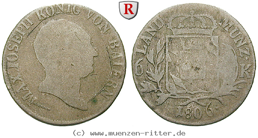 bayern-maximilian-i-joseph-6-kreuzer/35923.jpg