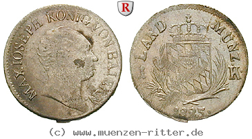 Klicken Sie auf das Bild um es auf Ihrem Rechner zu speichern bayern-maximilian-i-joseph-kreuzer/35929.jpg