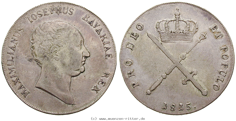 Klicken Sie auf das Bild um es auf Ihrem Rechner zu speichern bayern-maximilian-i-joseph-kronentaler/21364.jpg