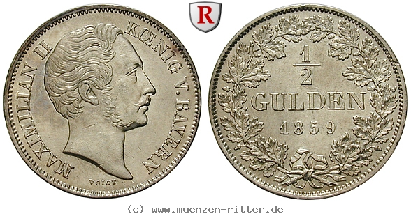 bayern-maximilian-ii-1-2-gulden/101089.jpg