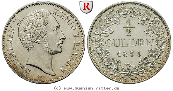 bayern-maximilian-ii-1-2-gulden/86712.jpg