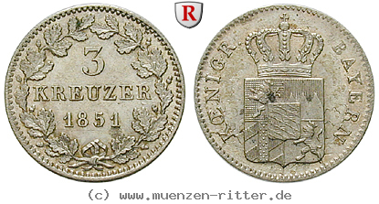 bayern-maximilian-ii-3-kreuzer/36320.jpg