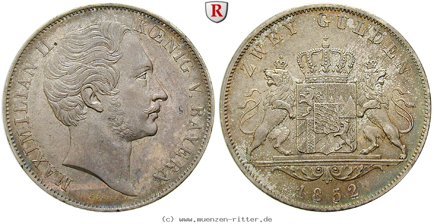 Klicken Sie auf das Bild um es auf Ihrem Rechner zu speichern bayern-maximilian-ii-doppelgulden/29305.jpg