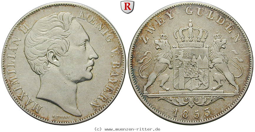 Klicken Sie auf das Bild um es auf Ihrem Rechner zu speichern bayern-maximilian-ii-doppelgulden/69435.jpg