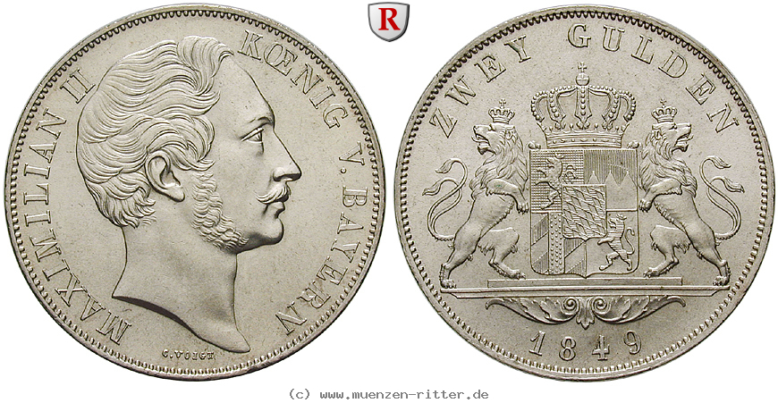 Klicken Sie auf das Bild um es auf Ihrem Rechner zu speichern bayern-maximilian-ii-doppelgulden/85048.jpg