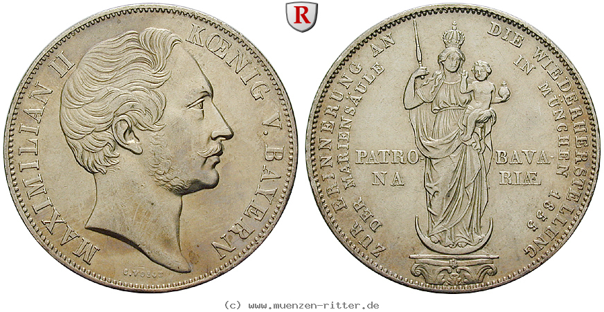 Klicken Sie auf das Bild um es auf Ihrem Rechner zu speichern bayern-maximilian-ii-doppelgulden/88169.jpg